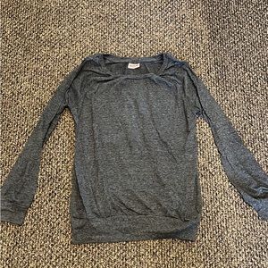 Mossimo Long-Sleeved Gray Shirt